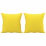 3-seater sofa with light yellow fabric cushions 180 cm by , Sofas - Ref: Foro24-3200922, Price: 278,81 €, Discount: %