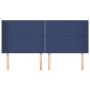 Headboard with blue fabric ears 163x16x118/128 cm by , Headboards and footboards - Ref: Foro24-3119452, Price: 129,43 €, Disc...