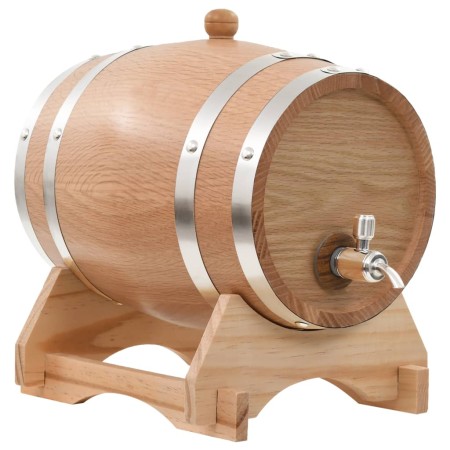 Barril de vino con grifo madera roble macizo 6 L de vidaXL, Producción de vino - Ref: Foro24-50677, Precio: 103,91 €, Descuen...