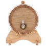 Barril de vino con grifo madera roble macizo 6 L de vidaXL, Producción de vino - Ref: Foro24-50677, Precio: 103,91 €, Descuen...