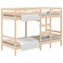 Solid pine wood bunk bed 75x190 cm by , Beds and slatted bases - Ref: Foro24-3139844, Price: 214,16 €, Discount: %