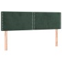 Box spring bed with dark green velvet mattress 140x190 cm by , Beds and slatted bases - Ref: Foro24-3141242, Price: 438,88 €,...