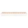 Estructura de cama con LED madera maciza blanca 100x200 cm de , Camas y somieres - Ref: Foro24-819963, Precio: 107,90 €, Desc...