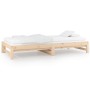 Sofá cama extraíble madera maciza de pino 2x(90x200) cm de , Camas y somieres - Ref: Foro24-820427, Precio: 121,76 €, Descuen...