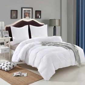 White duvet cover set 200x220/60x70 cm by , Duvet covers - Ref: Foro24-132462, Price: 33,99 €, Discount: %