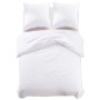 White duvet cover set 200x220/60x70 cm by , Duvet covers - Ref: Foro24-132462, Price: 33,55 €, Discount: %