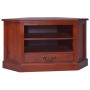 Mueble de TV de esquina madera maciza de caoba marrón de , Muebles TV - Ref: Foro24-288859, Precio: 170,39 €, Descuento: %