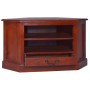 Mueble de TV de esquina madera maciza de caoba marrón de , Muebles TV - Ref: Foro24-288859, Precio: 170,39 €, Descuento: %