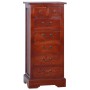 Cajonera clásica madera de caoba maciza marrón 45x35x100 cm de , Cajoneras - Ref: Foro24-288865, Precio: 227,06 €, Descuento: %