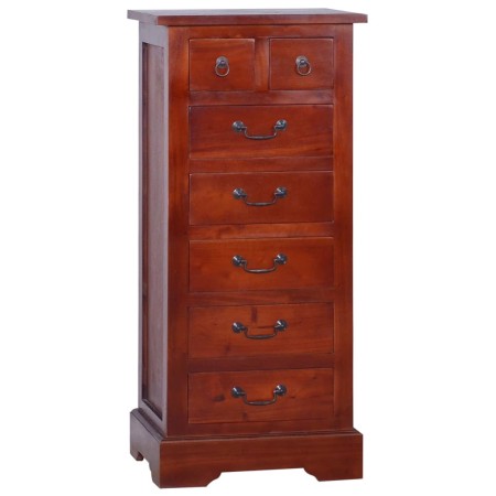 Classic brown solid mahogany wood chest of drawers 45x35x100 cm by , Drawers - Ref: Foro24-288865, Price: 237,41 €, Discount: %