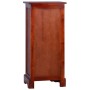 Classic brown solid mahogany wood chest of drawers 45x35x100 cm by , Drawers - Ref: Foro24-288865, Price: 237,41 €, Discount: %