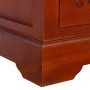 Classic brown solid mahogany wood chest of drawers 45x35x100 cm by , Drawers - Ref: Foro24-288865, Price: 237,41 €, Discount: %