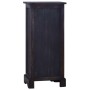 Cómoda de madera maciza de caoba negro claro 45x35x100 cm de , Cajoneras - Ref: Foro24-337866, Precio: 211,99 €, Descuento: %