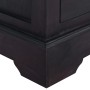 Cómoda de madera maciza de caoba negro claro 45x35x100 cm de , Cajoneras - Ref: Foro24-337866, Precio: 211,99 €, Descuento: %