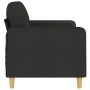 2-seater black fabric sofa 140 cm by , Sofas - Ref: Foro24-359482, Price: 230,67 €, Discount: %