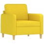 Sofa set with cushions 4 pieces light yellow fabric by , Sofas - Ref: Foro24-3202083, Price: 701,49 €, Discount: %