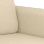 Sofa set with cushions 2 pieces cream fabric by , Sofas - Ref: Foro24-3202104, Price: 460,99 €, Discount: %