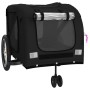 Pet Bicycle Trailer Iron Oxford Cloth Black by , pet strollers - Ref: Foro24-93905, Price: 99,14 €, Discount: %