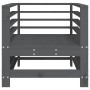 Garden armchairs 2 units solid gray pine wood by , Modular outdoor sofas - Ref: Foro24-825627, Price: 184,99 €, Discount: %