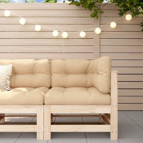 Garden corner sofa solid pine wood by , Modular outdoor sofas - Ref: Foro24-825604, Price: 69,99 €, Discount: %