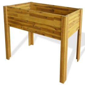 Arriate de madera maciza de acacia de vidaXL, Maceteros y jardineras - Ref: Foro24-43794, Precio: 80,84 €, Descuento: %