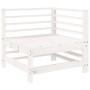 Garden corner sofas 2 pcs solid white pine wood by , Modular outdoor sofas - Ref: Foro24-825633, Price: 122,26 €, Discount: %