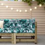 Garden corner sofa impregnated solid wood by , Modular outdoor sofas - Ref: Foro24-825610, Price: 60,54 €, Discount: %