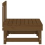 Honey Brown Solid Pine Wood Center Sofa by , Modular outdoor sofas - Ref: Foro24-825376, Price: 64,77 €, Discount: %