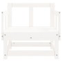 Garden armchairs 2 units solid white pine wood by , Modular outdoor sofas - Ref: Foro24-825388, Price: 97,31 €, Discount: %