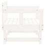 Garden armchairs 2 units solid white pine wood by , Modular outdoor sofas - Ref: Foro24-825388, Price: 97,31 €, Discount: %