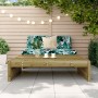 Impregnated pine wood garden stool 120x80 cm by , Modular outdoor sofas - Ref: Foro24-825757, Price: 91,78 €, Discount: %