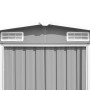 Gray metal garden shed 257x489x181 cm by vidaXL, Sheds - Ref: Foro24-143349, Price: 675,14 €, Discount: %