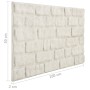 3D Wandpaneele Brick Design 11 Stück EPS Weiß von , Wandverkleidung - Ref: Foro24-147203, Preis: 184,16 €, Rabatt: %