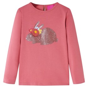 Camiseta infantil de manga larga rosa envejecido 128 de , Camisetas para niños - Ref: Foro24-14107, Precio: 9,99 €, Descuento: %