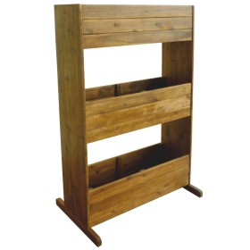 Arriate de 3 niveles madera de acacia maciza de vidaXL, Maceteros y jardineras - Ref: Foro24-43792, Precio: 86,99 €, Descuent...