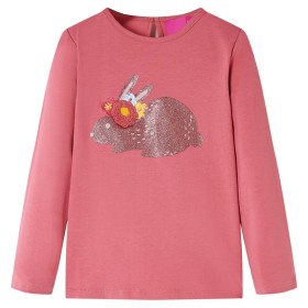 Children's long-sleeved t-shirt aged pink 104 by , Kids T-shirts - Ref: Foro24-14105, Price: 9,99 €, Discount: %