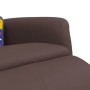 Sillón reclinable masaje con reposapiés cuero sintético marrón de , Sillones - Ref: Foro24-356726, Precio: 278,35 €, Descuent...