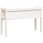 Planter with solid white pine wood legs 110x31x70 cm by , Pots and planters - Ref: Foro24-837566, Price: 75,96 €, Discount: %