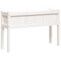 Planter with solid white pine wood legs 110x31x70 cm by , Pots and planters - Ref: Foro24-837566, Price: 75,96 €, Discount: %