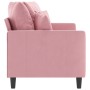 Sofá de 2 plazas terciopelo rosa 140 cm de , Sofás - Ref: Foro24-359306, Precio: 241,10 €, Descuento: %