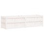 Jardinera de madera maciza de pino blanca 180x50x50 cm de , Maceteros y jardineras - Ref: Foro24-837505, Precio: 161,79 €, De...