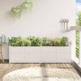 Jardinera de madera maciza de pino blanca 180x50x50 cm de , Maceteros y jardineras - Ref: Foro24-837505, Precio: 161,79 €, De...