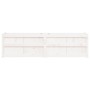 Jardinera de madera maciza de pino blanca 180x50x50 cm de , Maceteros y jardineras - Ref: Foro24-837505, Precio: 161,79 €, De...