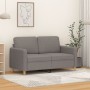 2-seater sofa in taupe gray fabric 120 cm by , Sofas - Ref: Foro24-359477, Price: 233,89 €, Discount: %