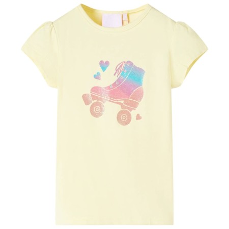 Soft yellow children's t-shirt 104 by , Kids T-shirts - Ref: Foro24-10580, Price: 9,99 €, Discount: %