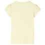 Camiseta infantil amarillo suave 128 de , Camisetas para niños - Ref: Foro24-10582, Precio: 8,99 €, Descuento: %