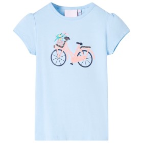 Camiseta infantil azul claro 116 de , Camisetas para niños - Ref: Foro24-11076, Precio: 8,99 €, Descuento: %