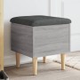 Sonoma gray engineered wood storage bench 42x42x46 cm by , Benches for halls and storage - Ref: Foro24-835066, Price: 53,52 €...