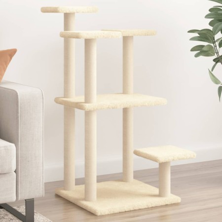 Cat scratching posts with cream platforms 98.5 cm by , Cat furniture - Ref: Foro24-172106, Price: 45,08 €, Discount: %