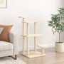 Cat scratching posts with cream platforms 98.5 cm by , Cat furniture - Ref: Foro24-172106, Price: 45,08 €, Discount: %